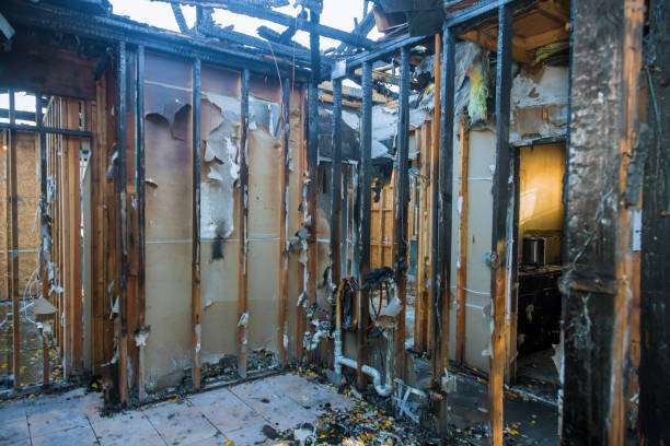 Professional Fire Damage Removal technician working in Lordship, CT